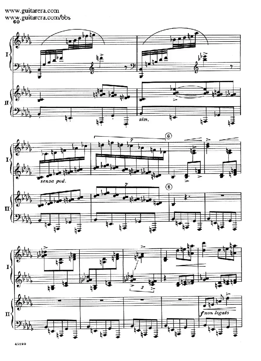Piano Concerto Op.38（钢琴协奏曲·双钢琴·第三乐章）