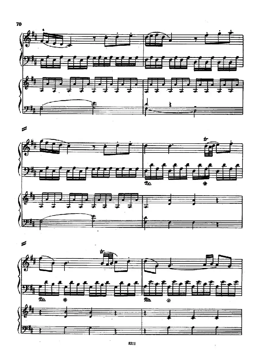 Concerto no 5 K 175 - 2 Piano（Ⅰ）