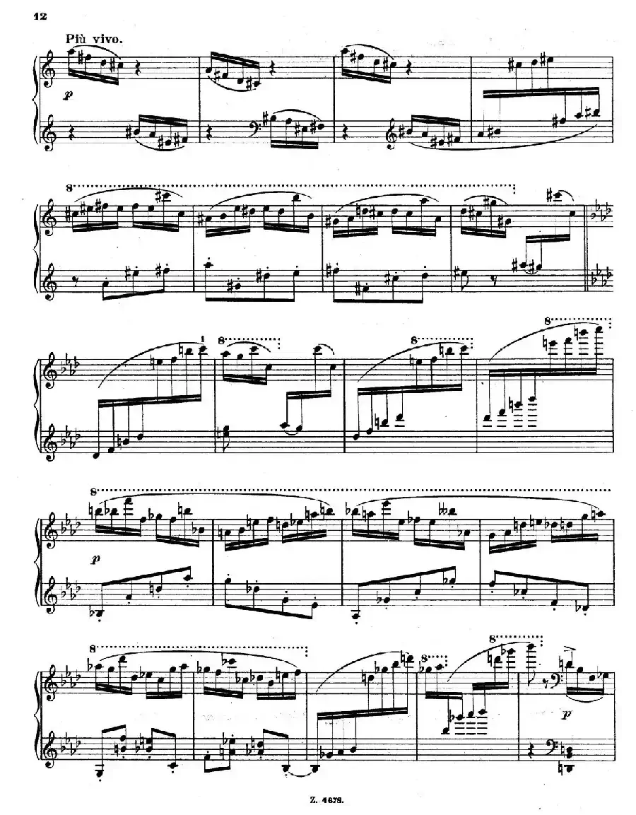 Charakterskizzen Op.40（个性素描 4. 万花筒 Kaleidoskop）