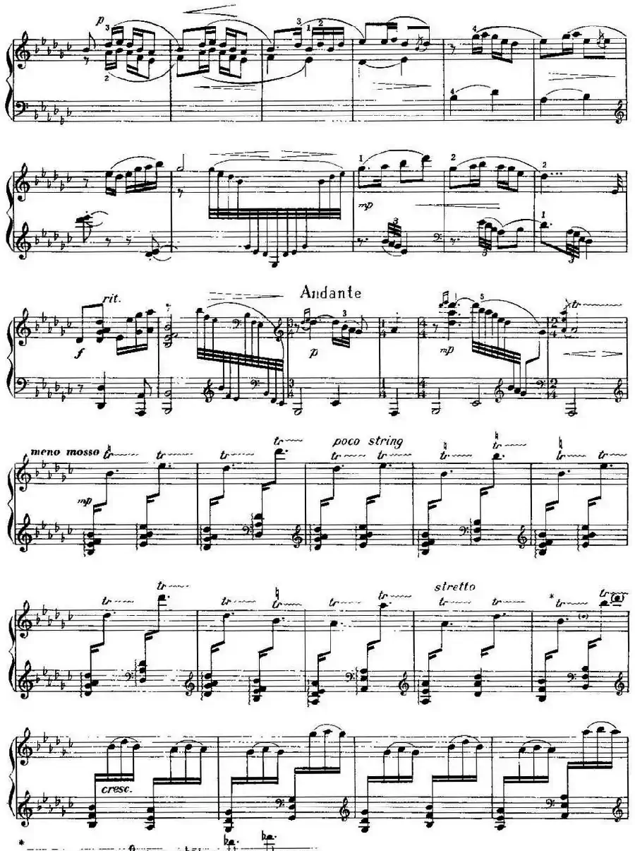 中国钢琴名曲30首：夕阳箫鼓