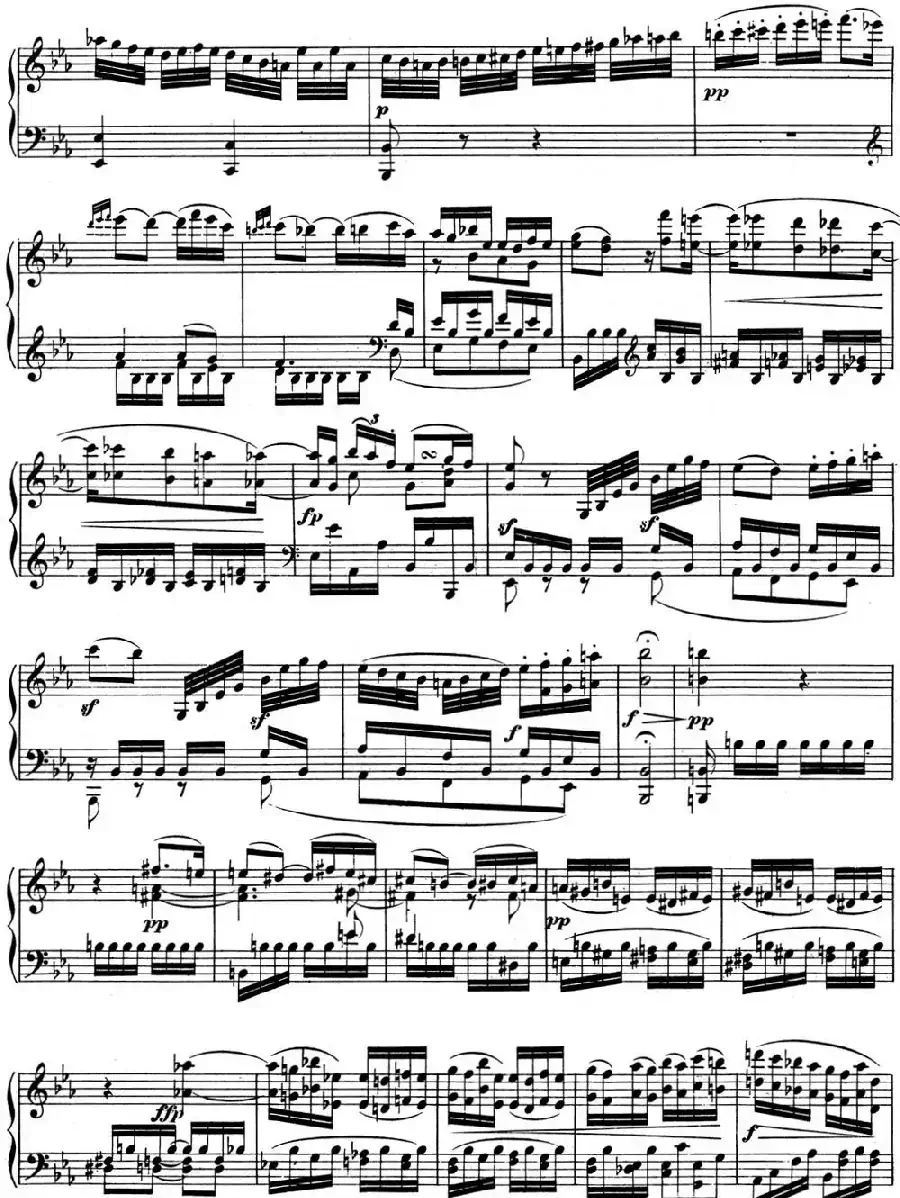 贝多芬钢琴奏鸣曲04 大调奏鸣曲 降E大调 Op.7 E-flat major