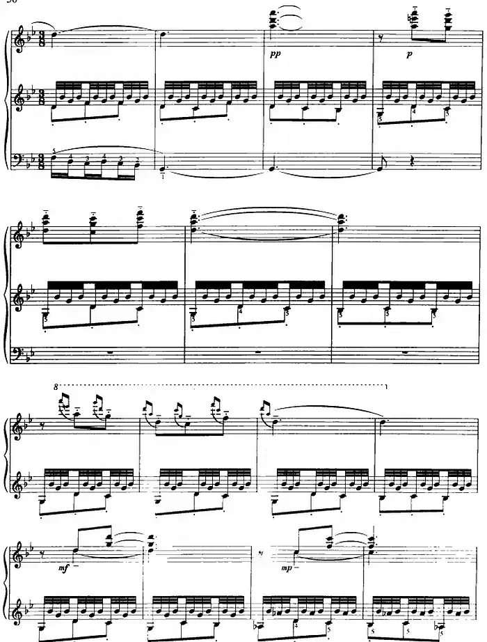 前奏曲六首·(3)隔江相望