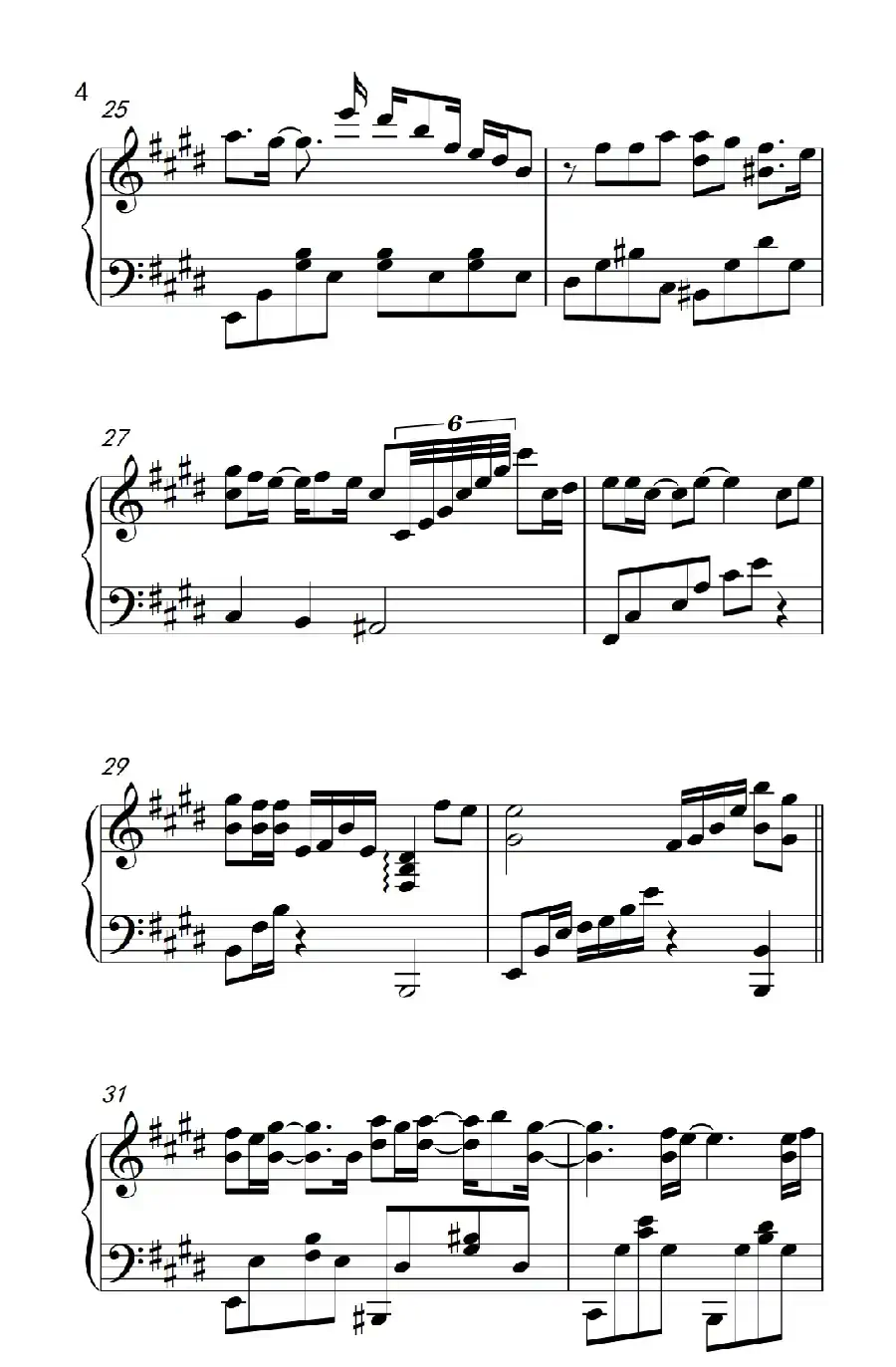 终于等到你（《弹吧音教》制谱版）