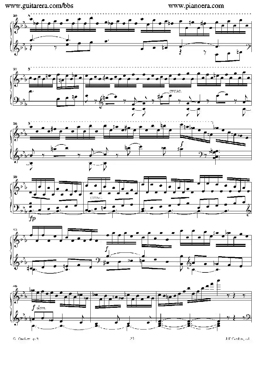 Grande Piano Sonata in c Minor Op.2（c小调华丽钢琴奏鸣曲·第四乐章）