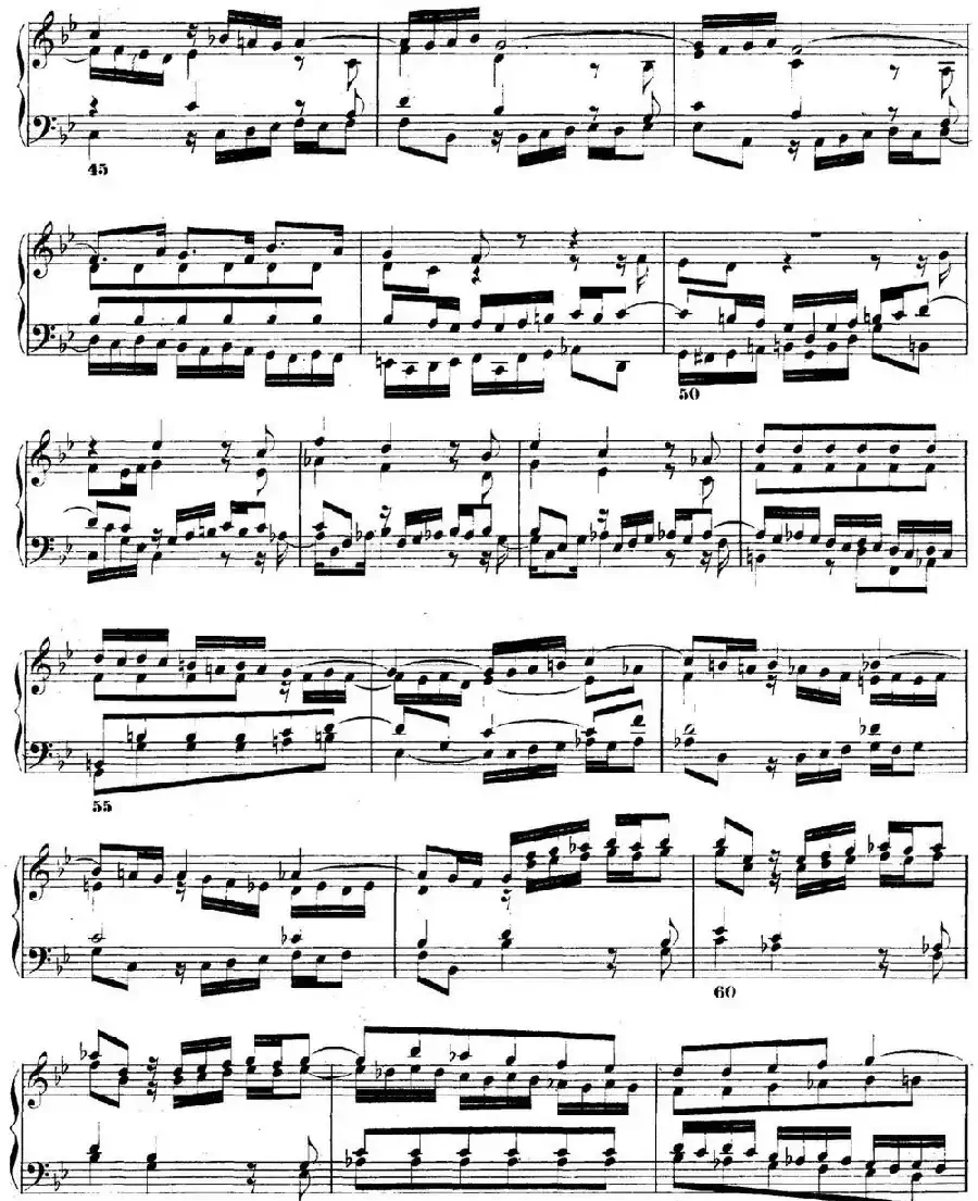 巴赫《平均律钢琴曲集·第二卷》之赋格曲(NO.16)