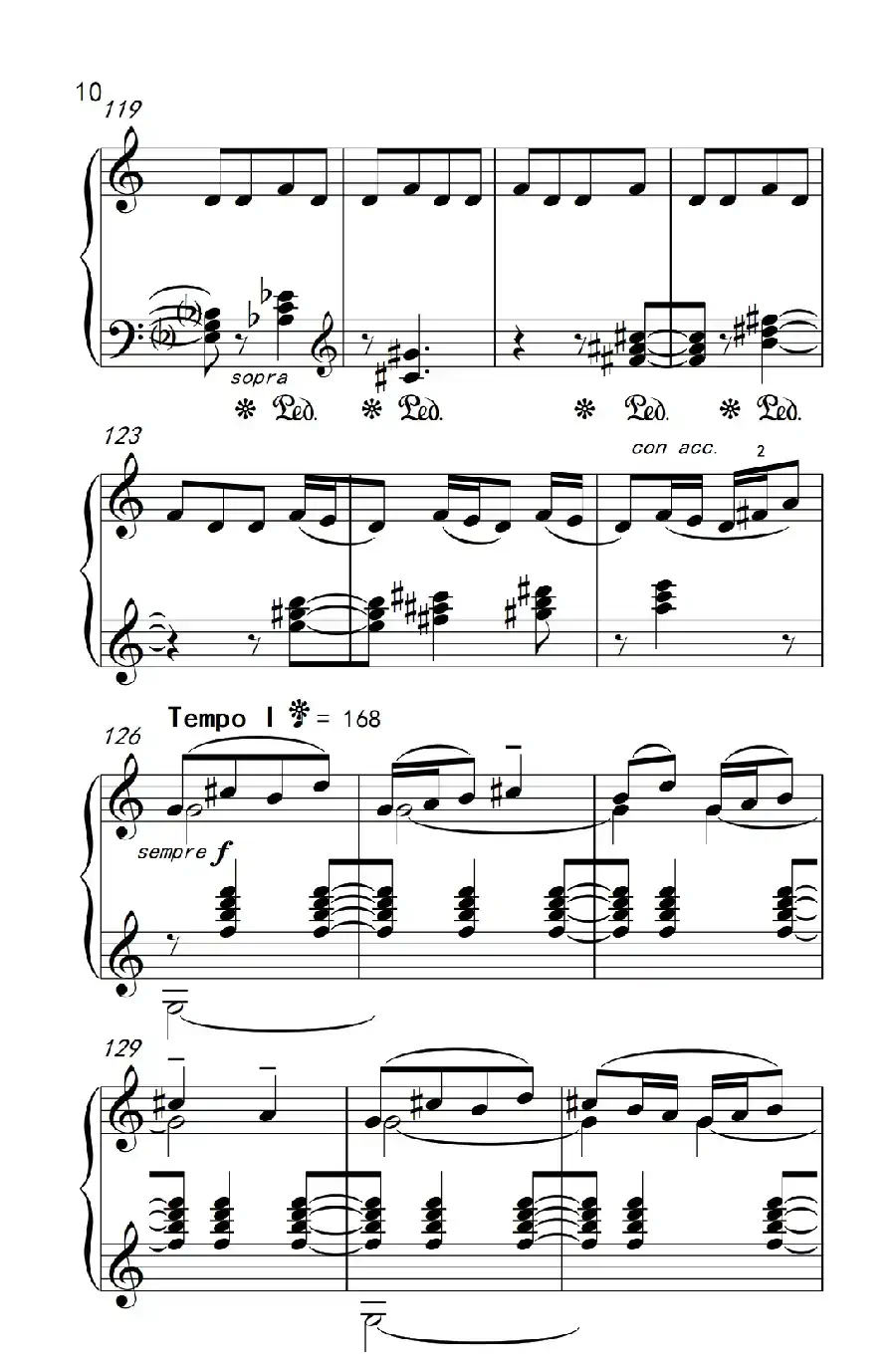 固定低音（巴托克 小宇宙 钢琴教程 6）