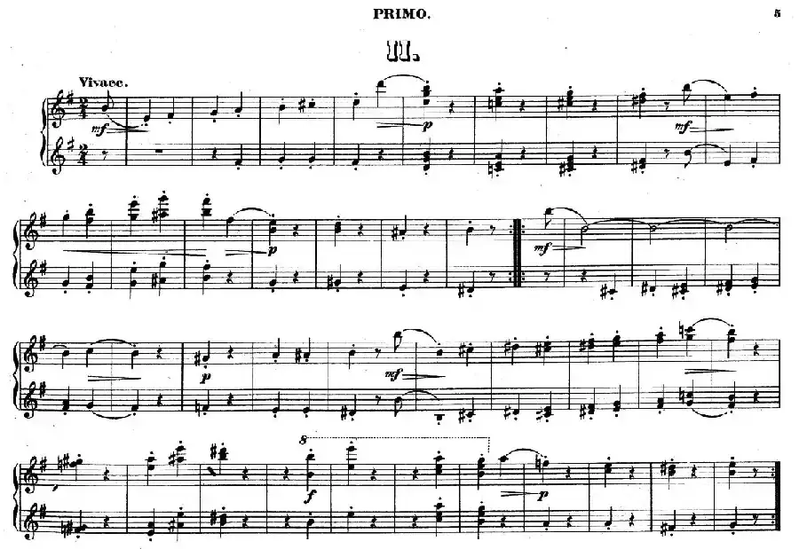 Zwolf Original-Compositionen fur Pianoforte zu 4 Handen Op.57（12首四手联弹小品·2）