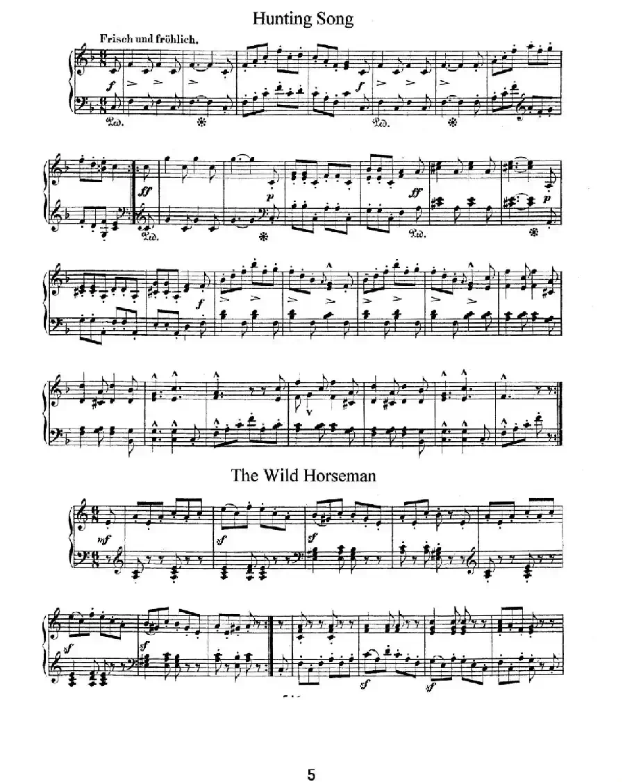 Album für die Jugend Op.68（儿童钢琴曲集）