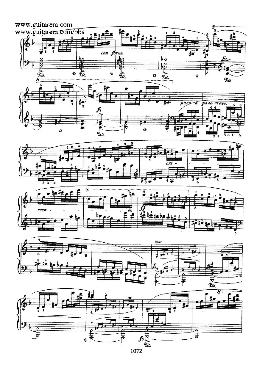 Krakowiak Grand Rondo de Concert Op.14 （克拉科维克音乐会用大回旋曲·钢琴独奏版）