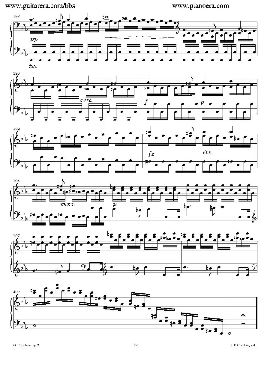 Grande Piano Sonata in c Minor Op.2（c小调华丽钢琴奏鸣曲·第一乐章）