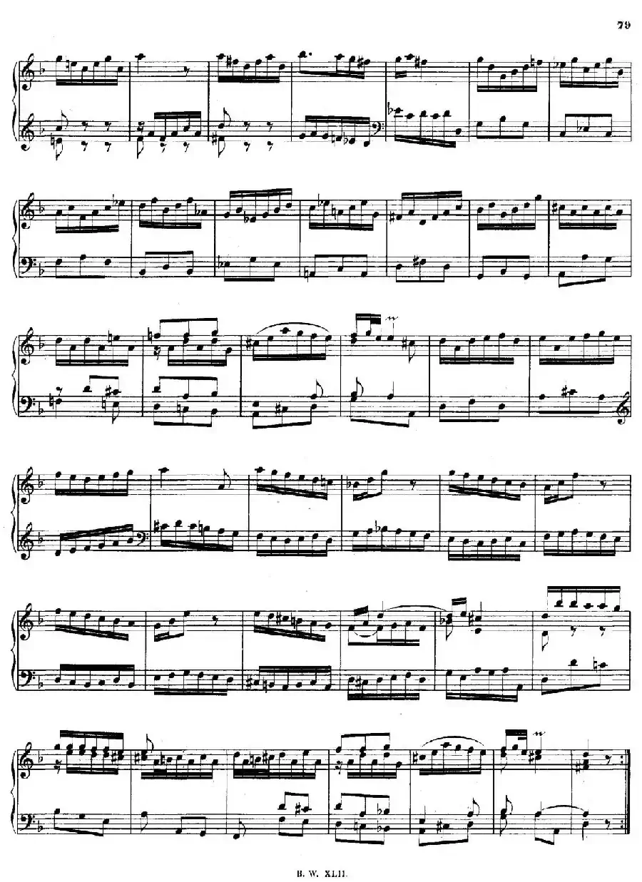 16 Concertos BWV 972-987（十六首为独奏古钢琴而作的协奏曲）（P21——30）