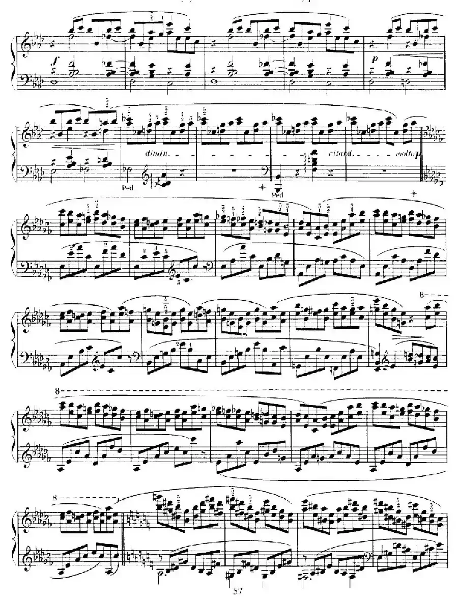 15 Etudes de Vortuosite Op.72（15首辉煌练习曲·13）