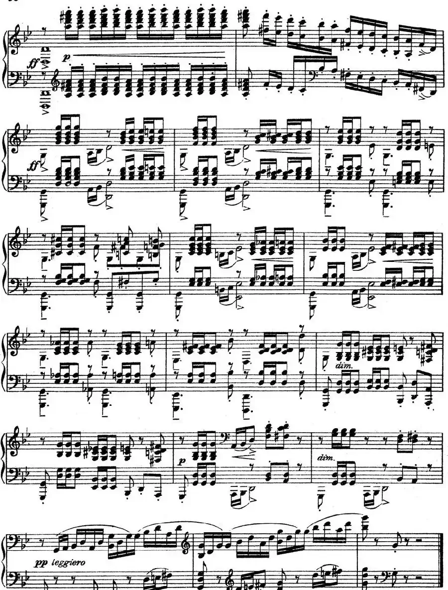 10 Preludes Op.23（拉赫玛尼诺夫10首前奏曲·Ⅴ）