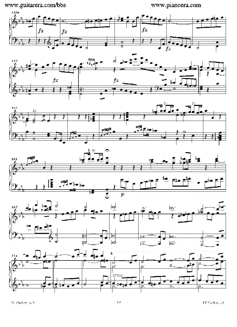Grande Piano Sonata in c Minor Op.2（c小调华丽钢琴奏鸣曲·第三乐章）