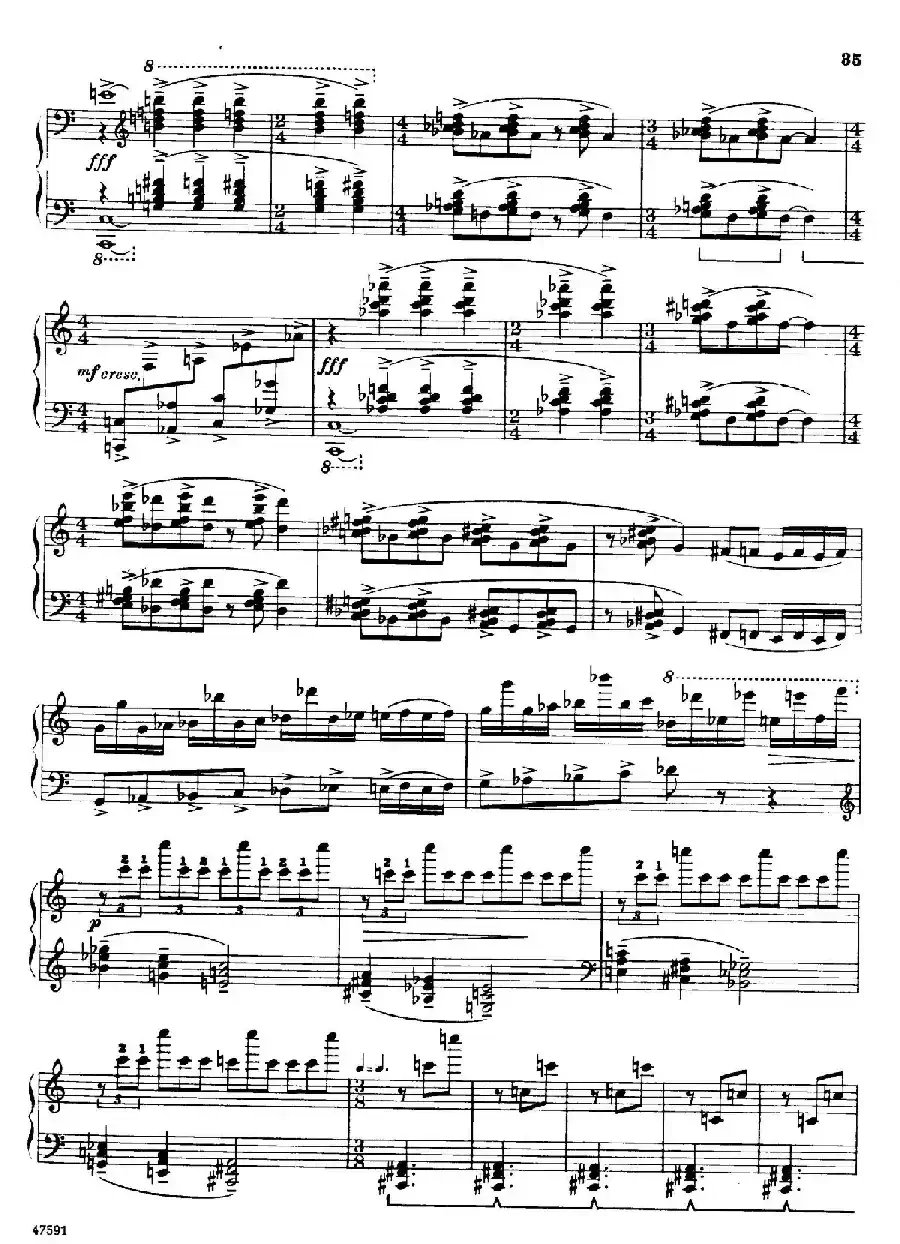 Piano Sonata in E-flat Major Op.95（降E大调钢琴奏鸣曲·Ⅲ）
