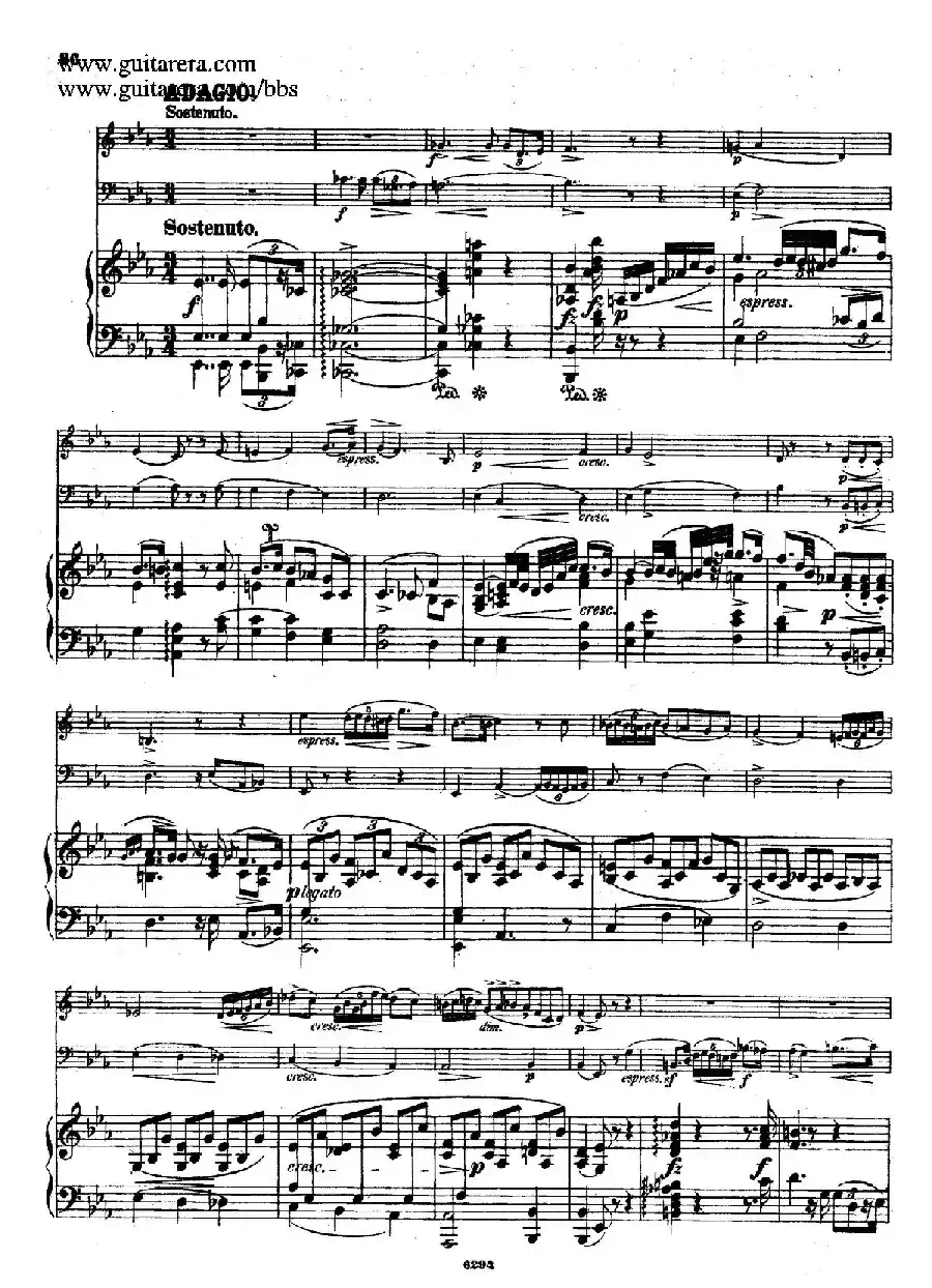 Piano Trio in g Minor Op.8（g小调钢琴三重奏）