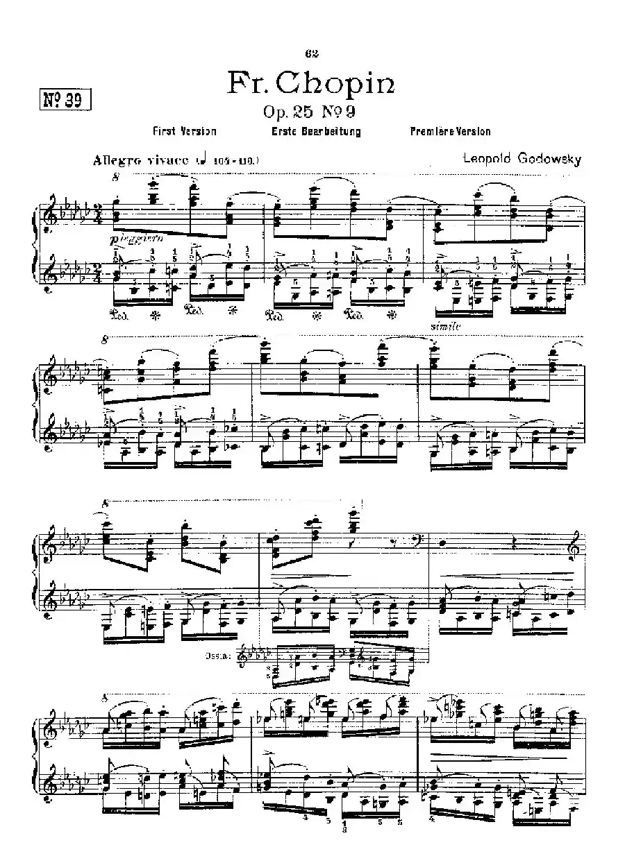 53首以肖邦练习曲为素材而作的练习曲（No.39）