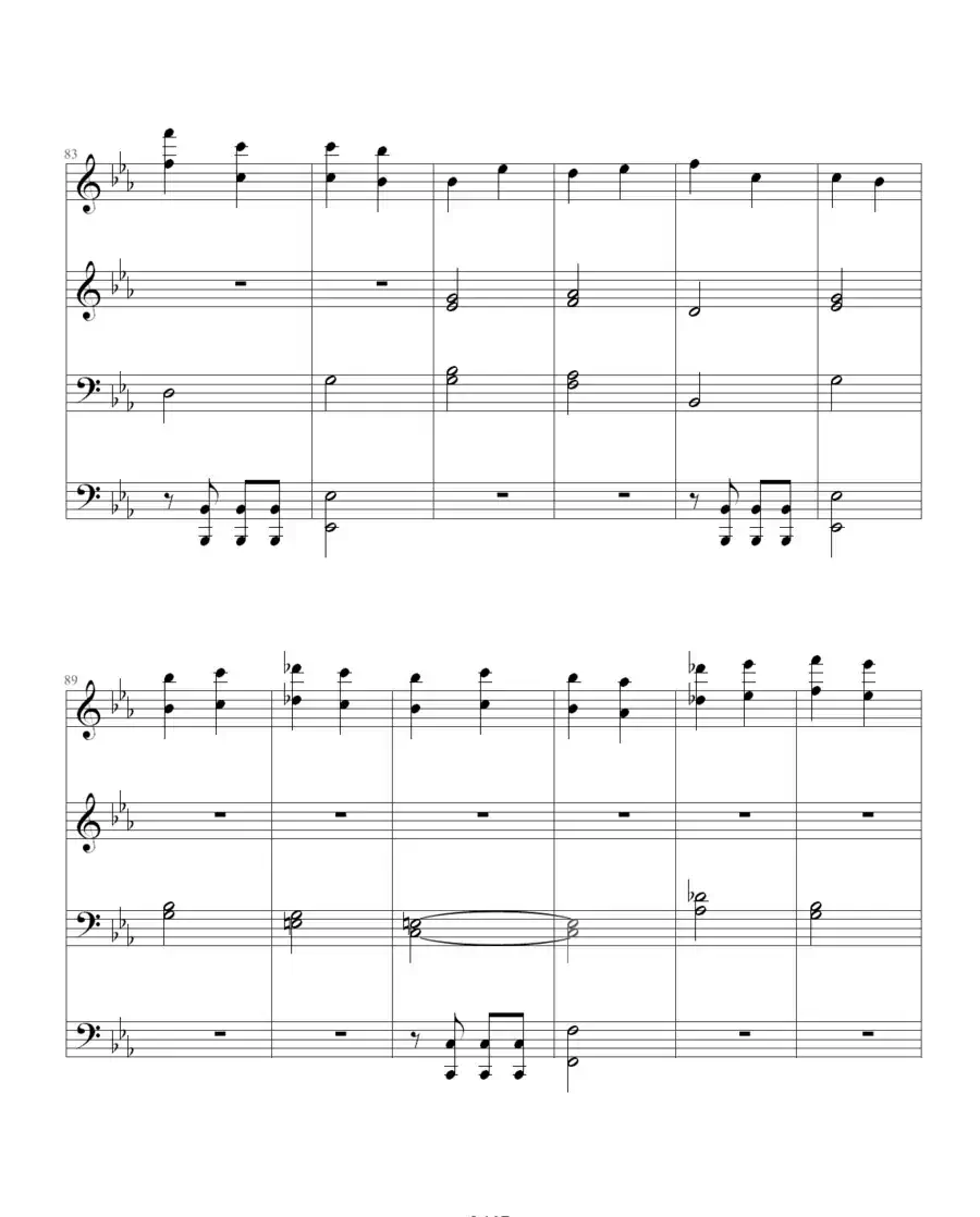 命运交响曲(四手联弹)