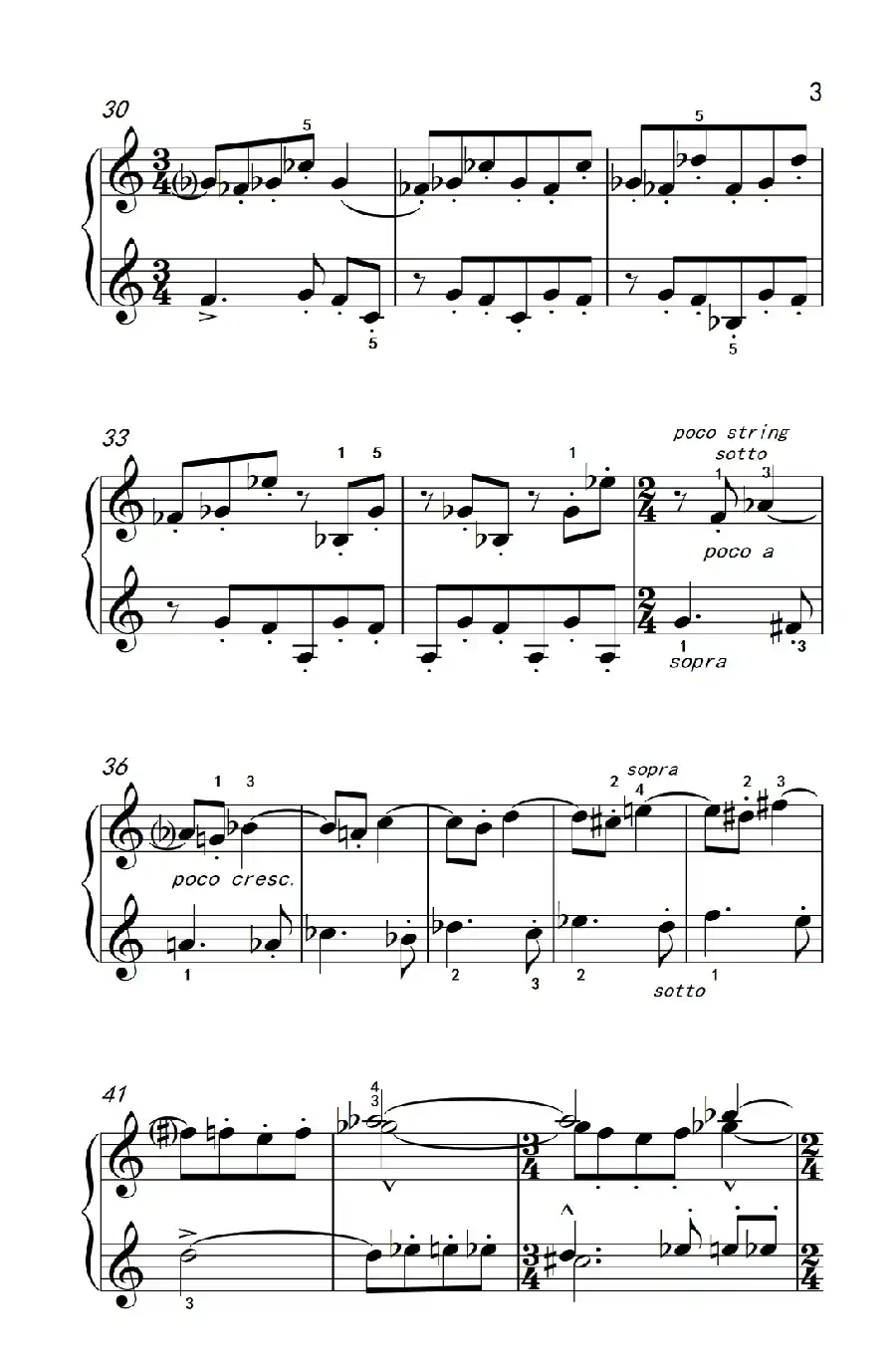 一只苍蝇的日记(巴托克 小宇宙 钢琴教程 6)