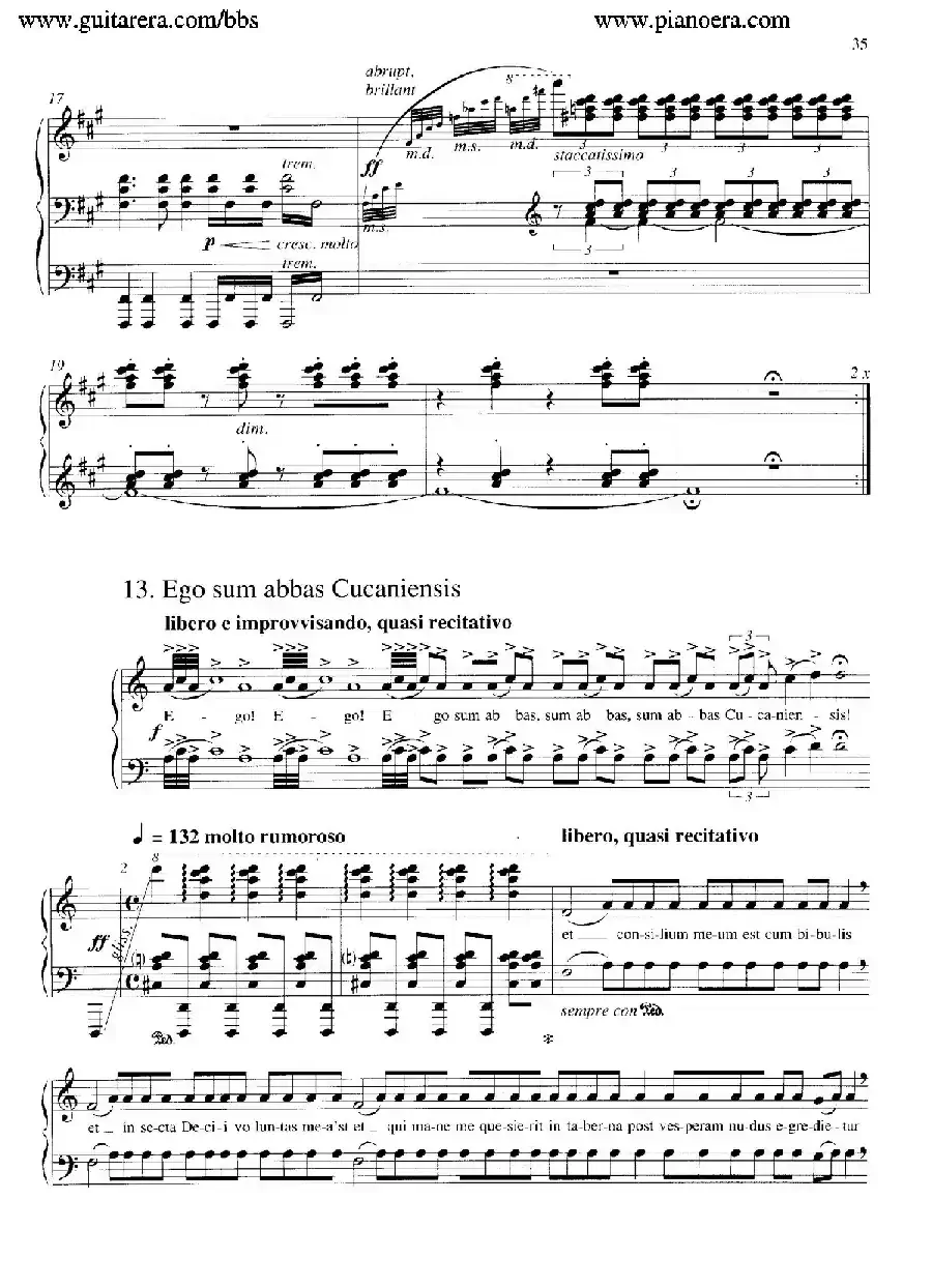 Carmina Burana（布兰诗歌）（清唱剧）