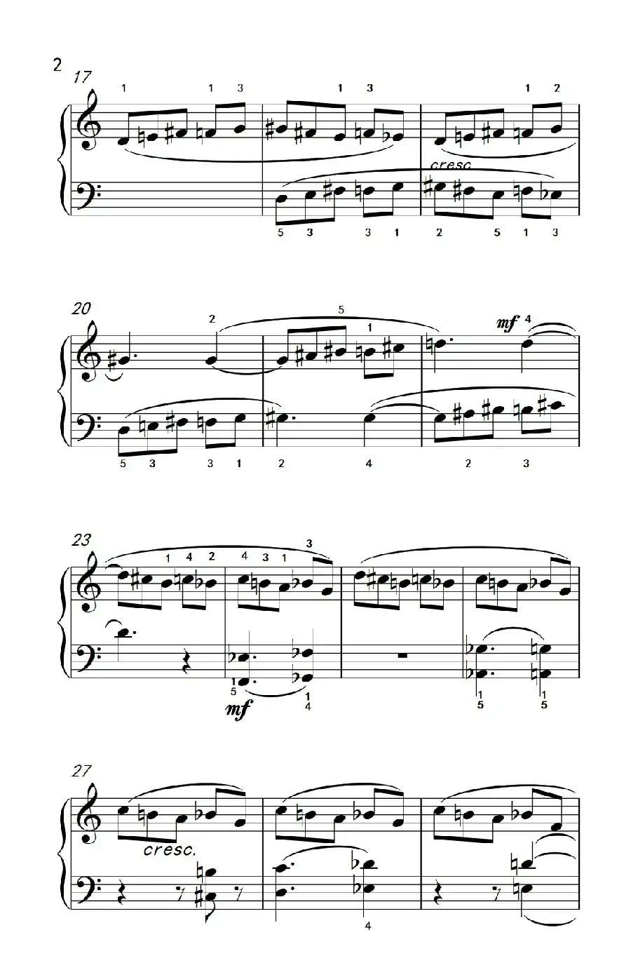 保加利亚节奏（二）（巴托克 小宇宙 钢琴教程 4）