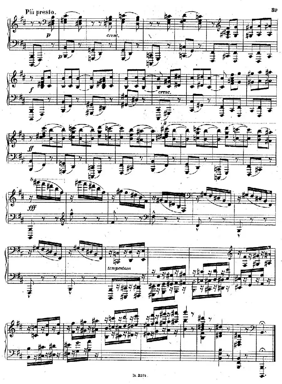 Four Pieces 4首小品 Op.2（Ⅳ）
