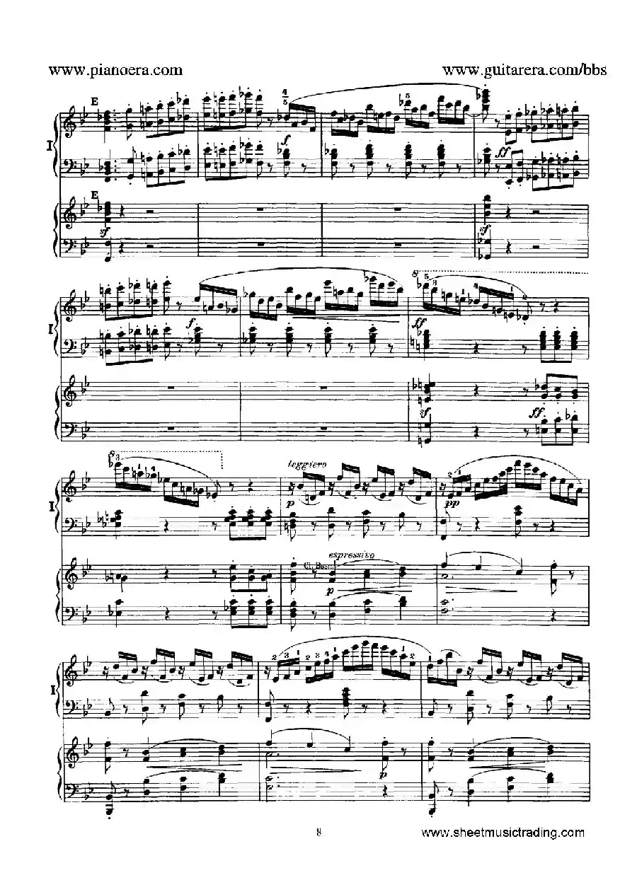 Piano Concerto No.1 in g Minor Op.25（g小调第一钢琴协奏曲·双钢琴）