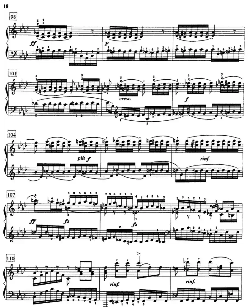 克莱门蒂练习曲（《名手之道》No.21）