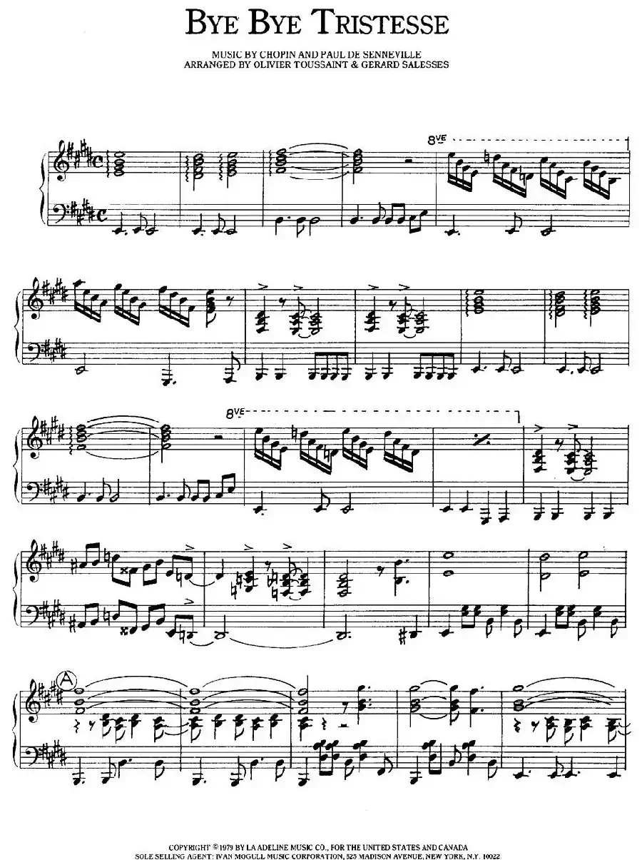 Bye Bye Tristesse(告别悲伤)