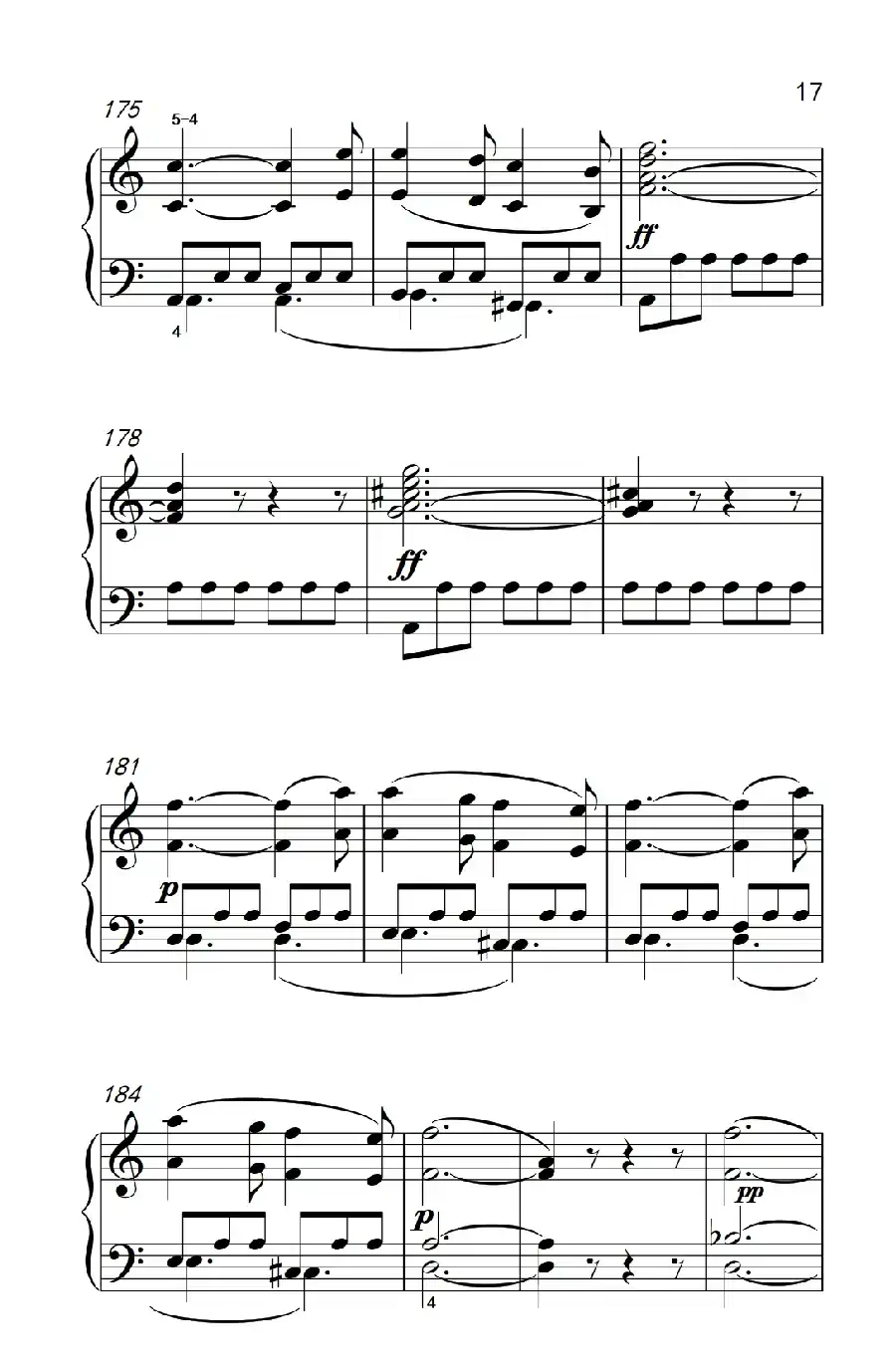 奏鸣曲 Opus 7 第一乐章(贝多芬奏鸣曲集 2)