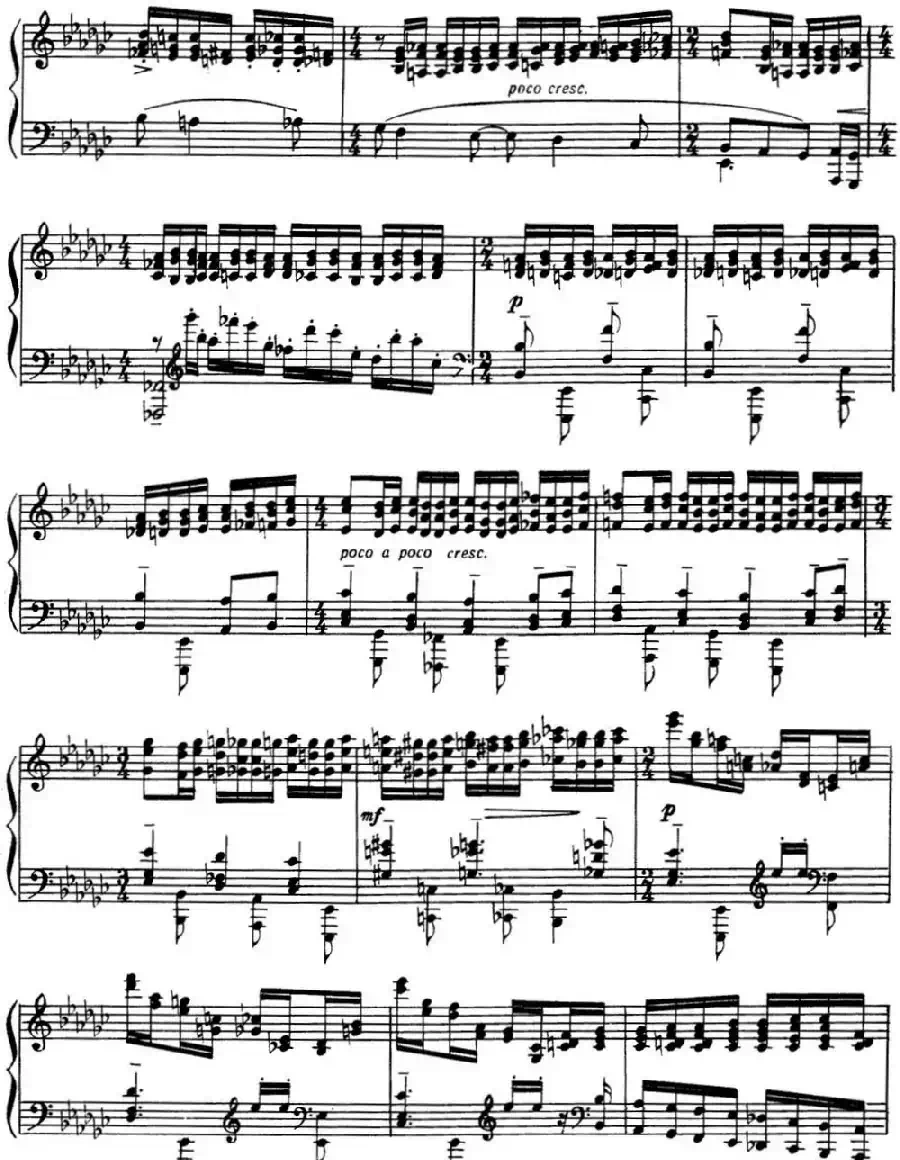 拉赫玛尼诺夫 音画练习曲15或16 Etudes tableaux Op.39 No.7