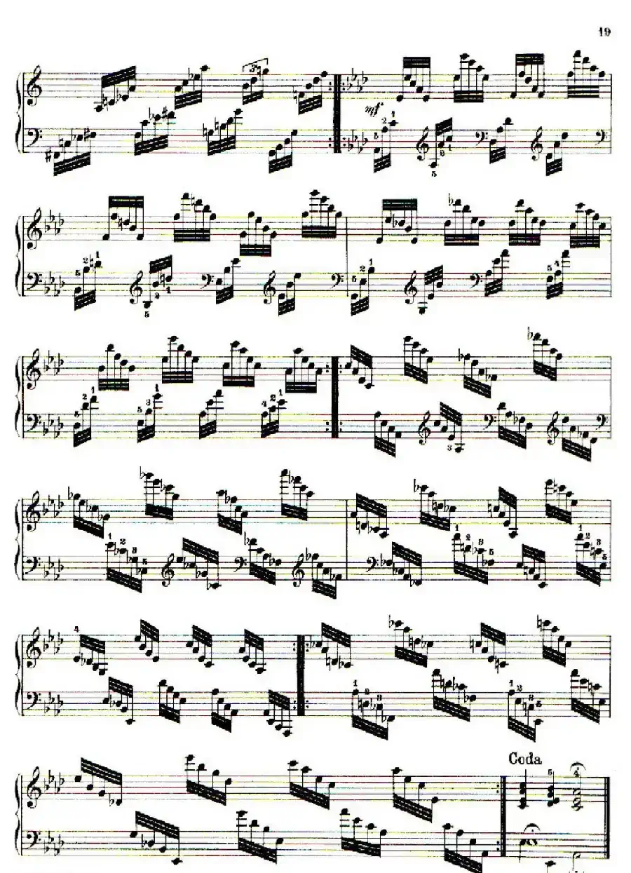 School of the Virtuoso Op.365（60首钢琴高级练习曲·6）