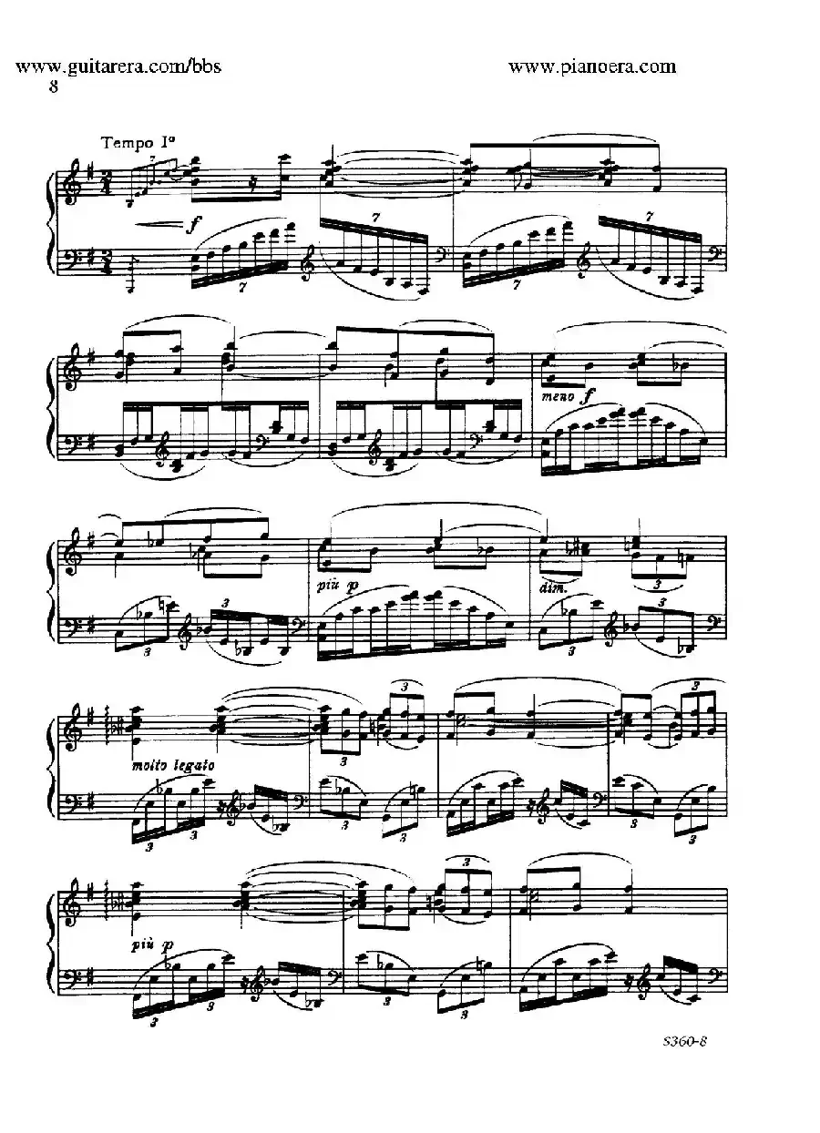 Fourth Piano Sonata S.360（第四钢琴奏鸣曲）