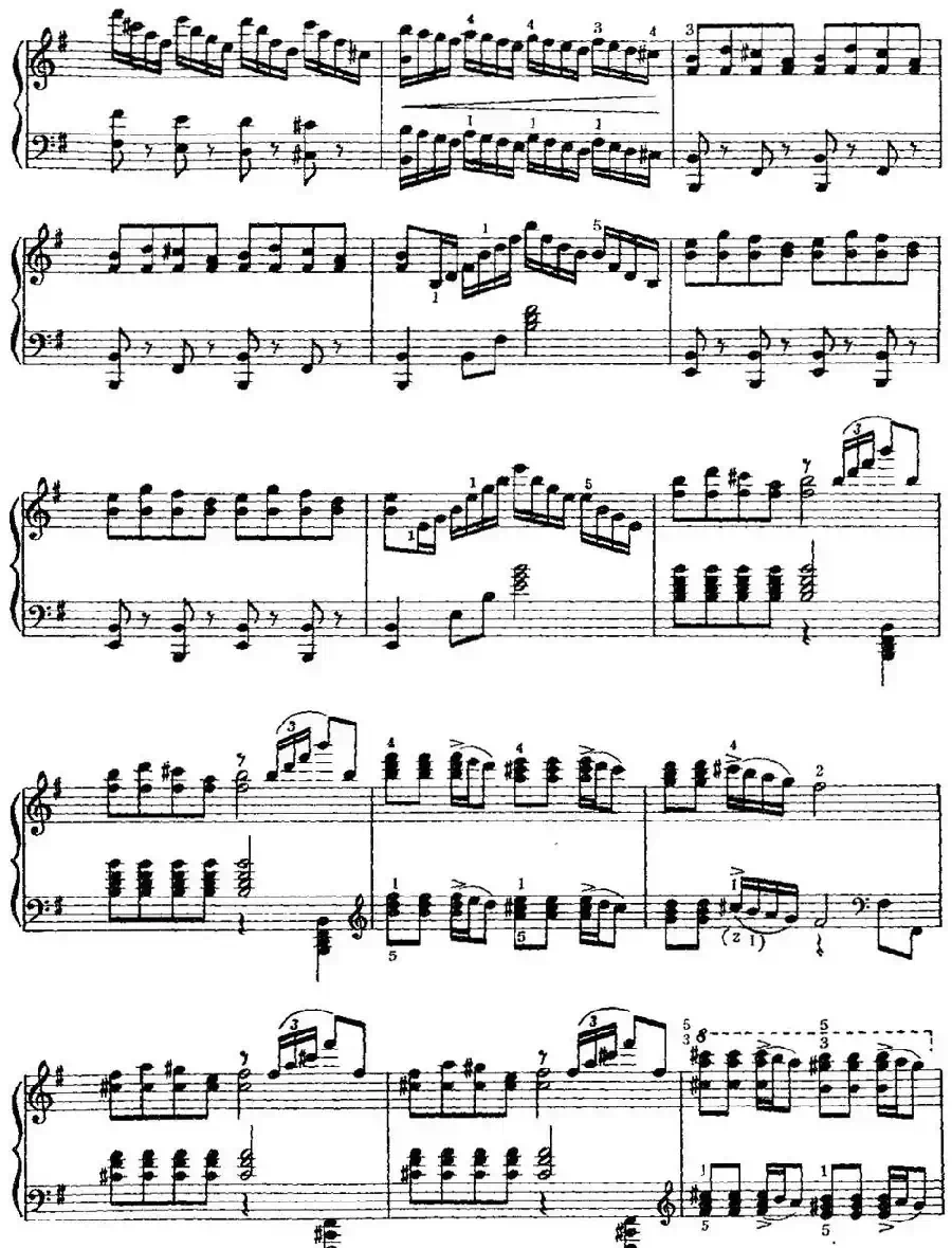 中国钢琴名曲30首：奋勇前进
