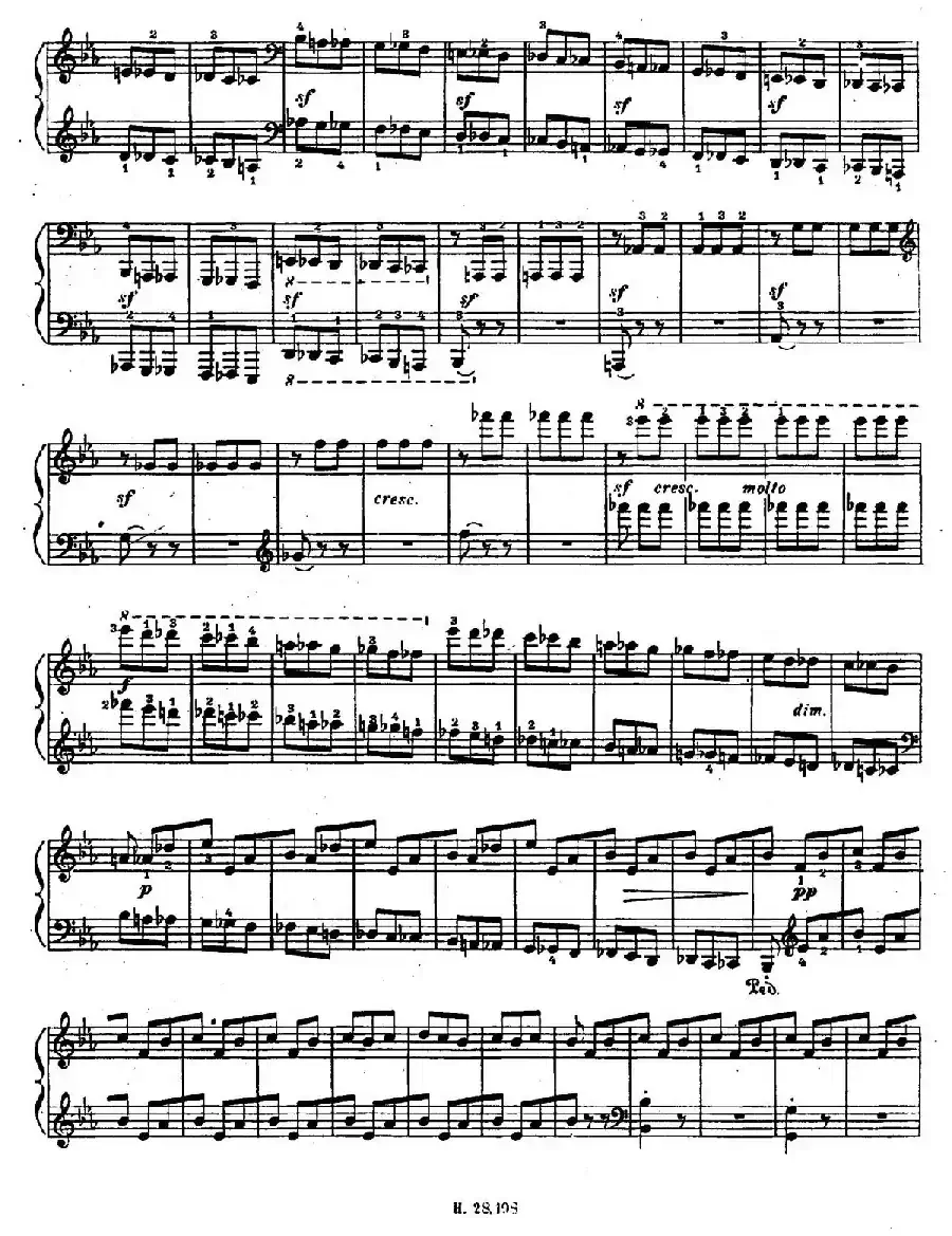 Ten Bagatelles Op.5（10首小品·7. 降E大调）