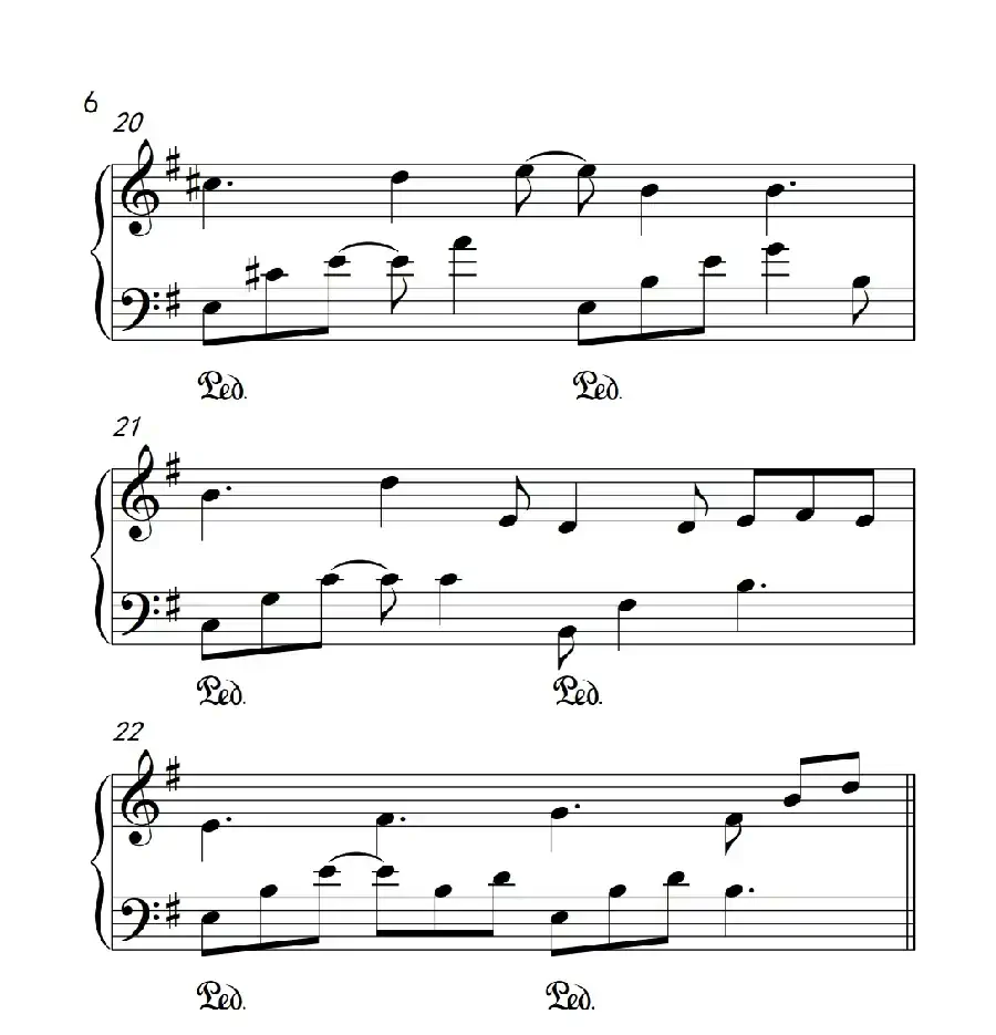 伊人如梦（《弹吧音教》制谱）