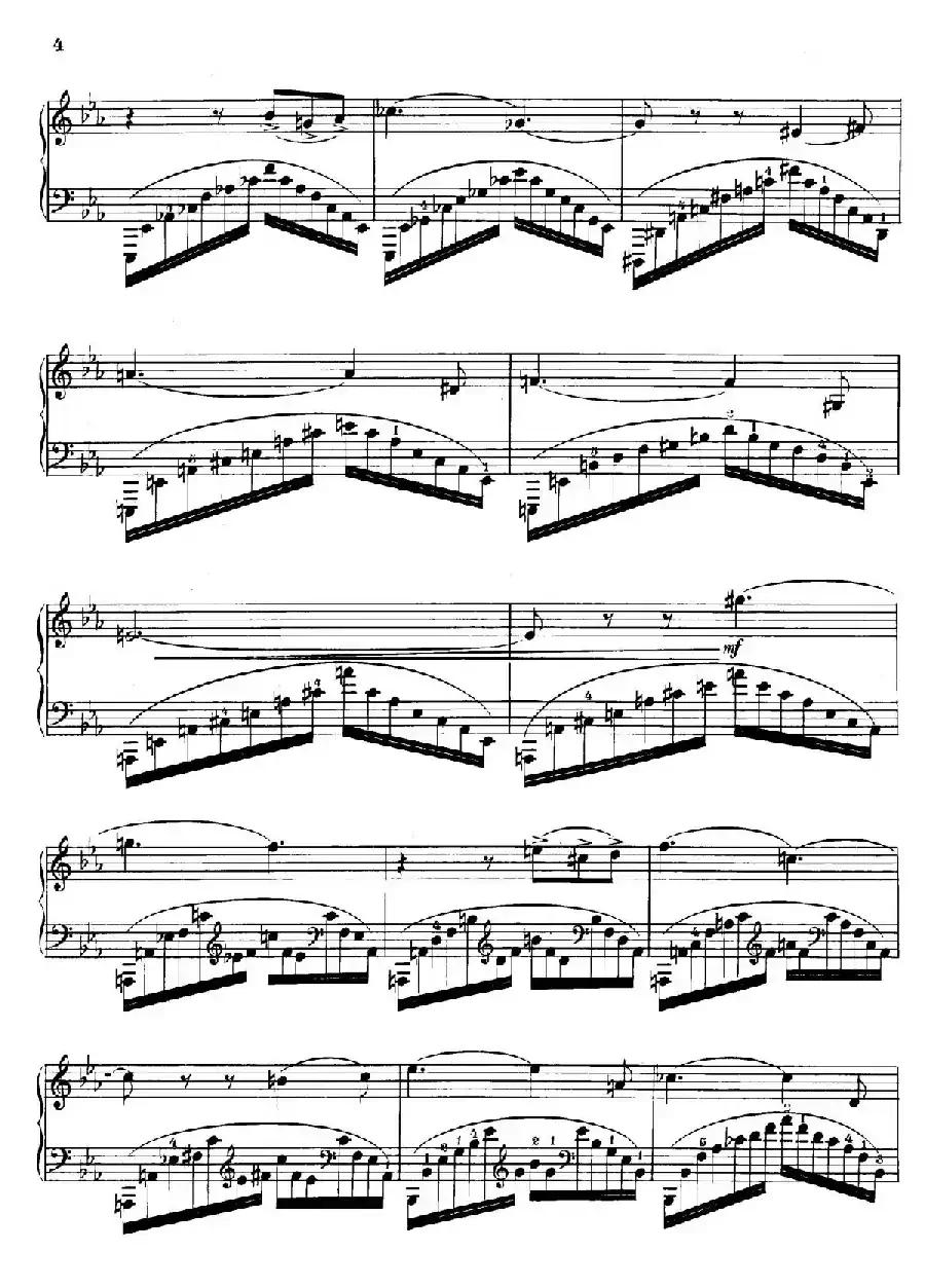 Four Rhapsodies Op.11（4首狂想曲·Ⅳ）