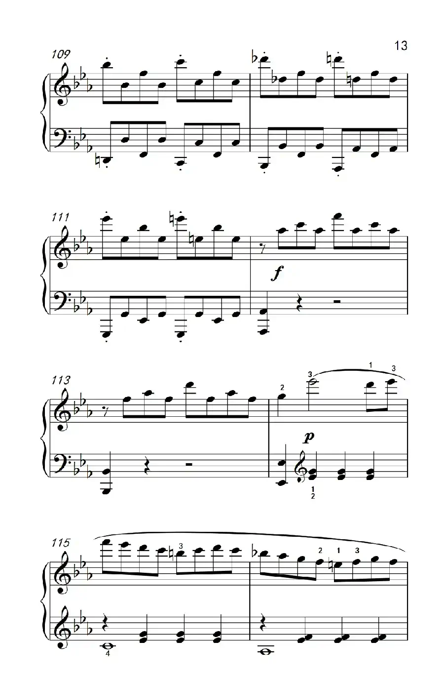 第八钢琴奏鸣曲（悲怆） 极慢的慢板序奏转辉煌的快板