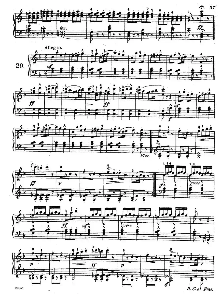 Etudes Enfantines Op.37（儿童钢琴练习曲 第26——30首）