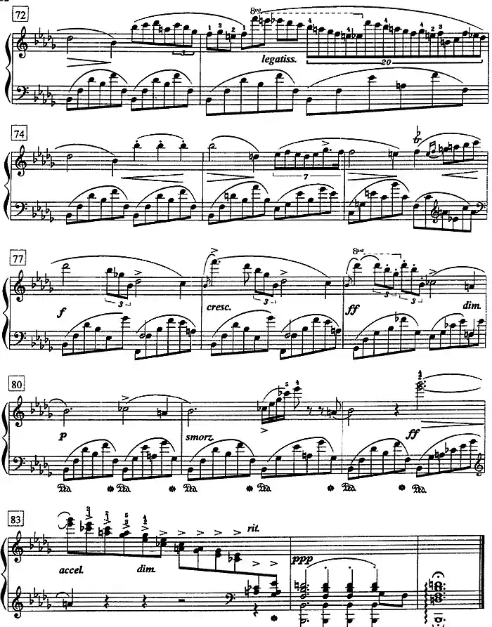 钢琴教程第七级 中外乐曲（夜曲 Op.9 No.1）