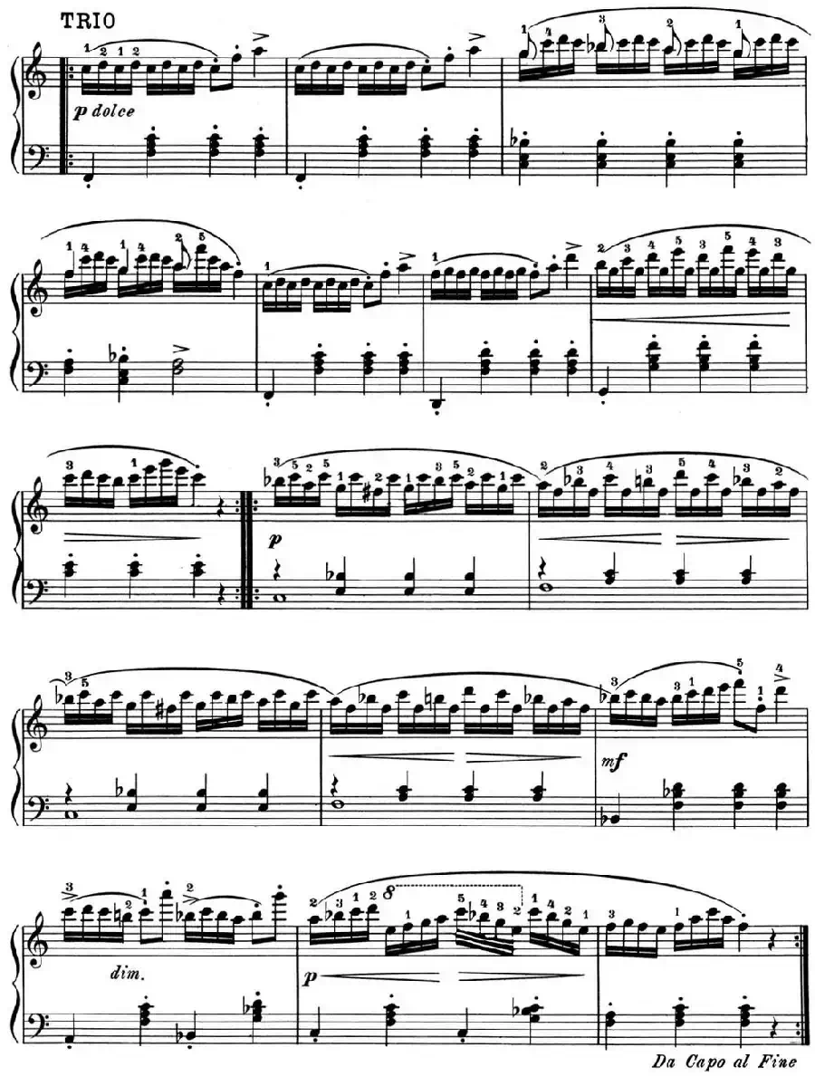 25首车尔尼Op.748练习曲（NO.25）