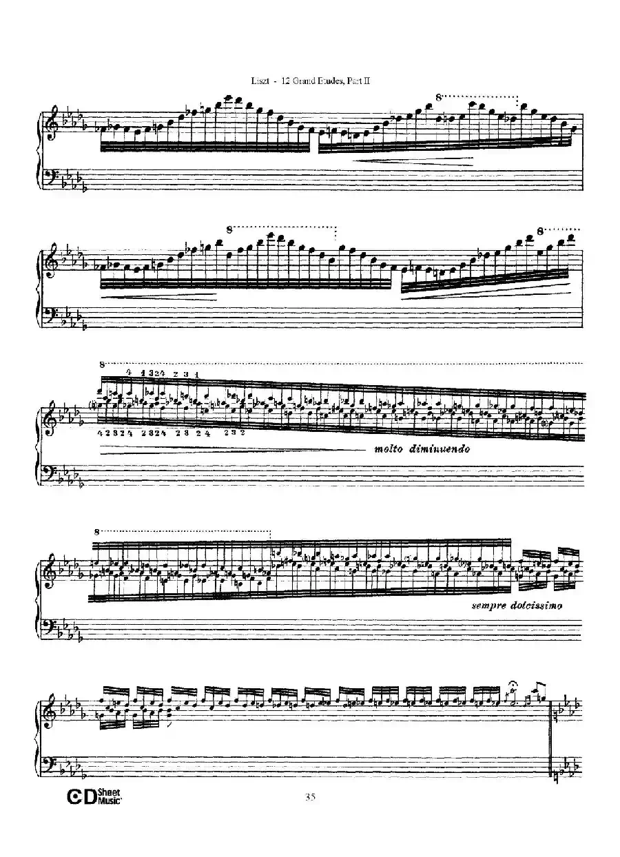 12 Grand Etudes S.137（12首华丽的练习曲·9）