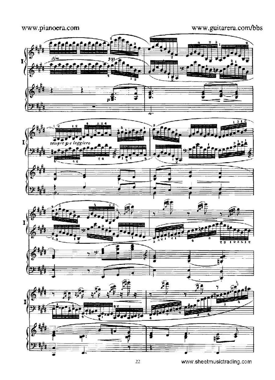 Piano Concerto No.1 in g Minor Op.25（g小调第一钢琴协奏曲·双钢琴）