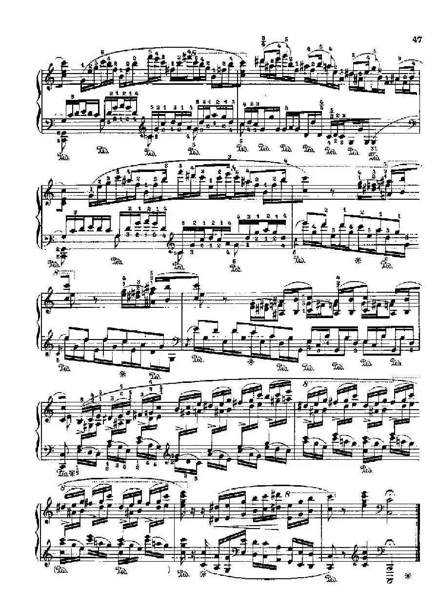 53首以肖邦练习曲为素材而作的练习曲（No.8）