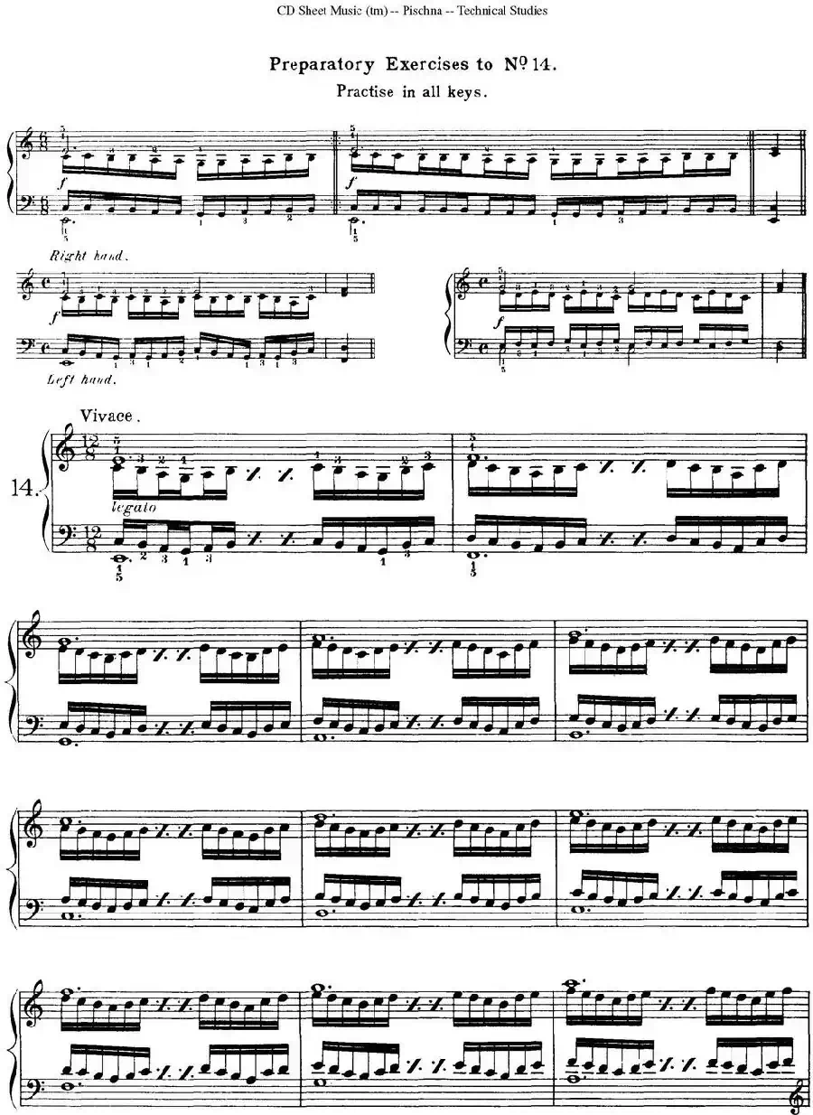 Technical Studies 60 Progressive Exercises （60首钢琴循序渐进练习曲 P21——30）