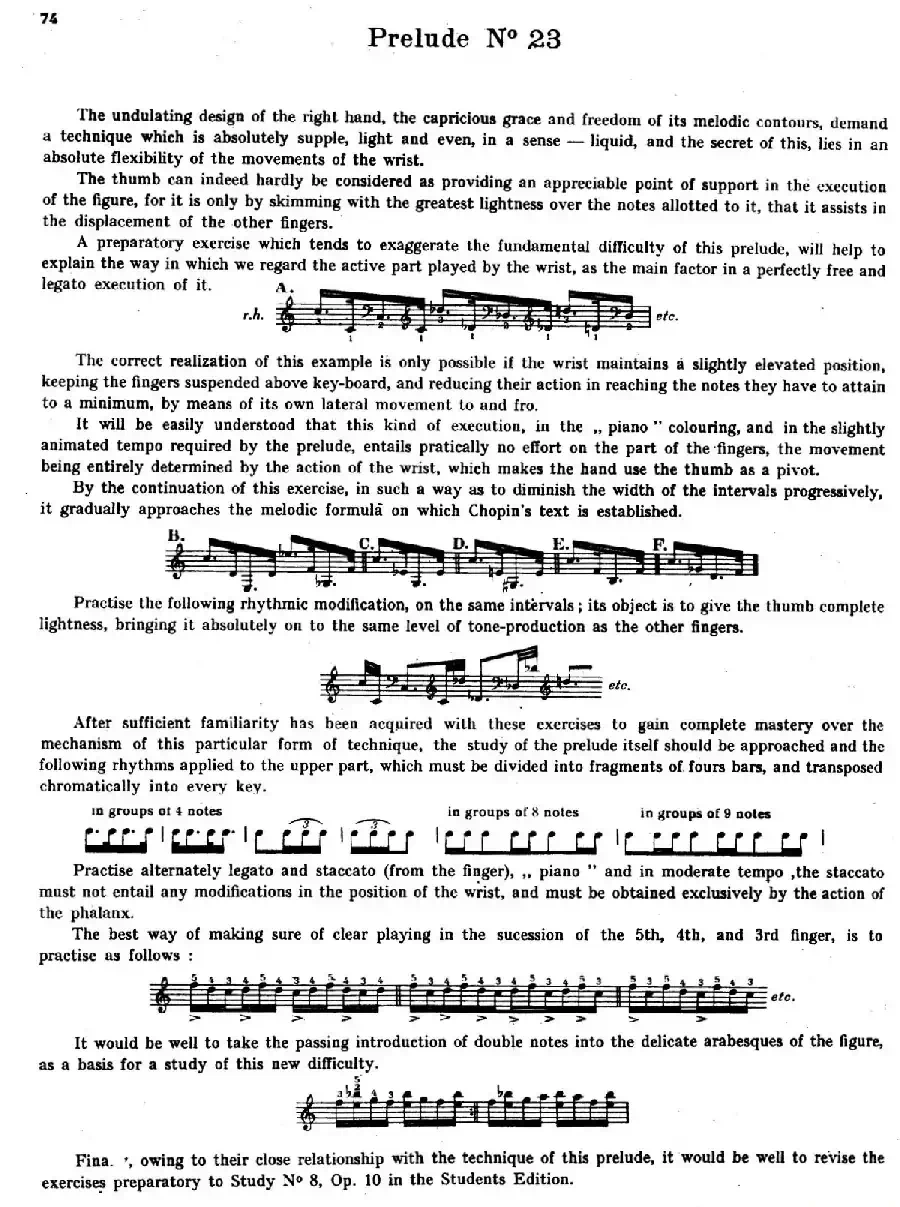 Preludes Op.28（24首前奏曲·23）