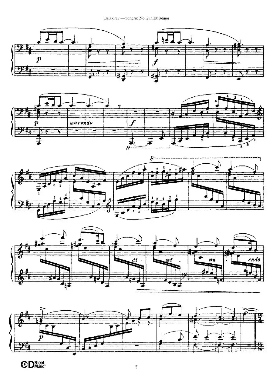 Scherzo No.2 in B-flat Minor（降b小调第二谐谑曲）