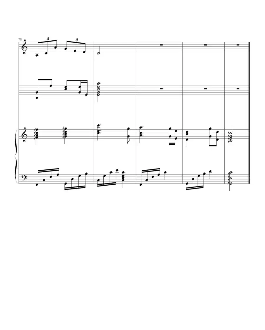 那年的情书（钢琴伴奏谱）