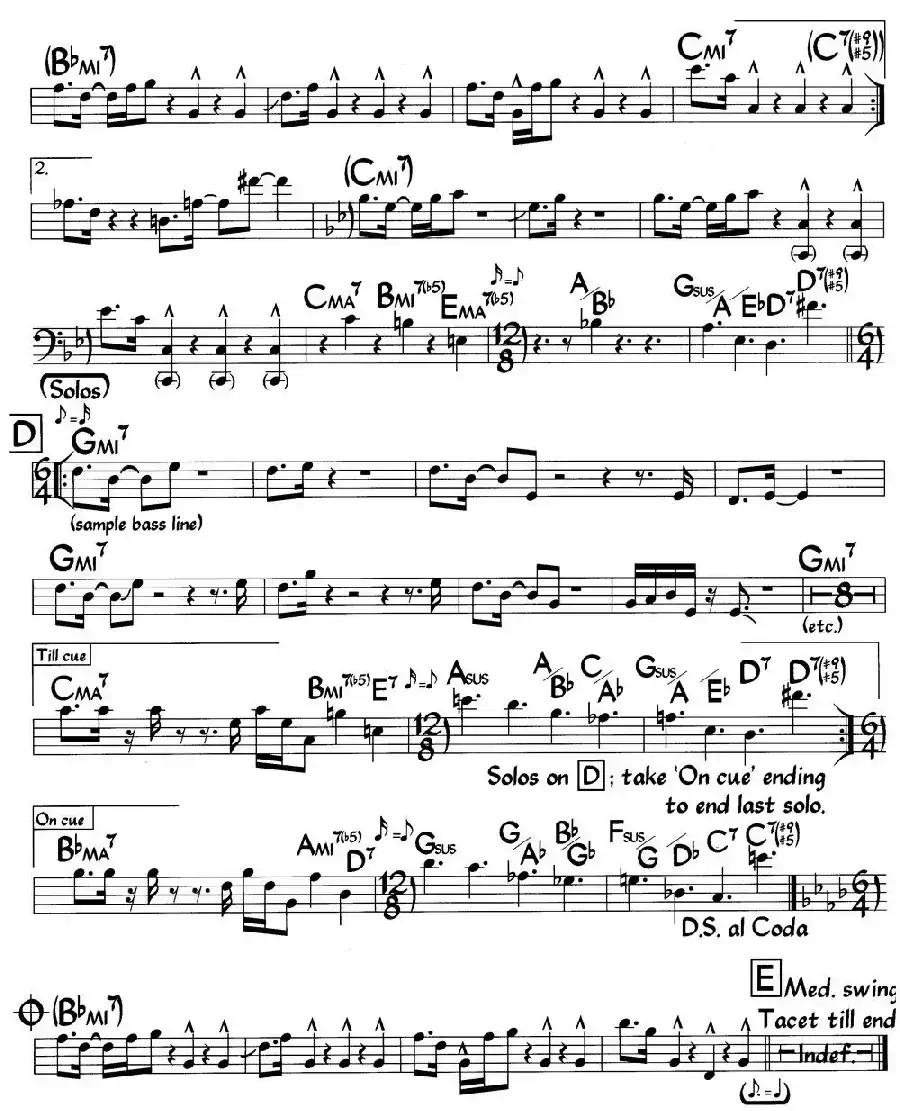 Escher Sketch(Bass)(爵士钢琴曲)