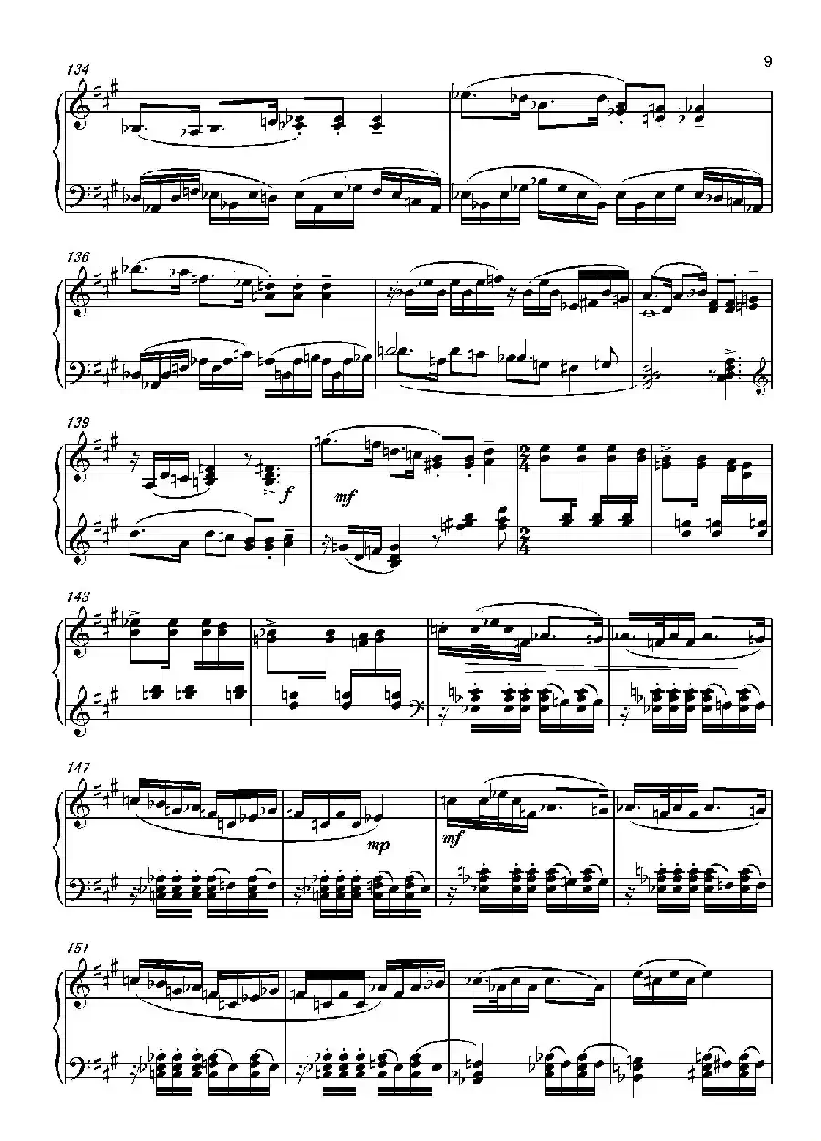 第六钢琴奏鸣曲Piano Sonata No.6（单乐章）